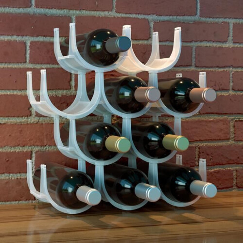 Balvi - Range-bouteilles. Capacité de 10 bouteilles. 10 modules individuels permettent différentes configurations. Facil à monter... 2