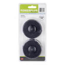 Bobina di filo per giardino POWERPLUS POWXG30033/30035 - Diametro 1,65 mm - Lunghezza 2x4 m - Filo normale