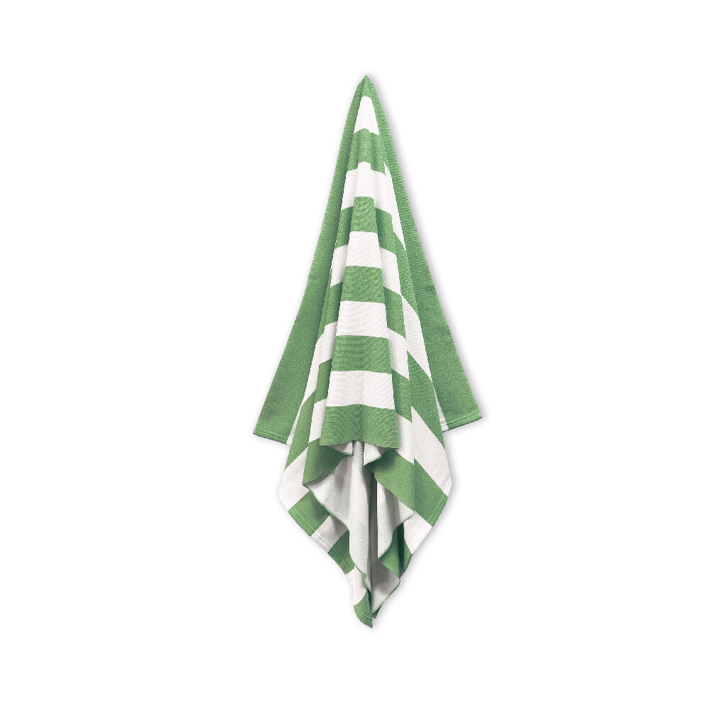 (Green, 90x180cm) Dry Quick Striped Microfiber Beach Towel Absorbent Active Print Beach Swimming-image-OPC-PJMKNFF-NEW