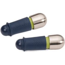 Joseph Joseph tappo per vino 2 cm in acciaio inossidabile blu/argento 2 pezzi