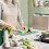 Joseph Joseph Joseph Joseph Folio Editions 4 piece colour coded Chopping Board Set, slimline case for organised storage, Large - Sage Green 2