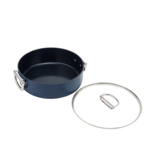 Joseph Joseph JOSEPH JOSEPH Casseruola antiaderente con coperchio e manico pieghevole 28 cm Blu 1