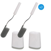 Joseph Joseph Toilet Brush White/Grey Set of 2