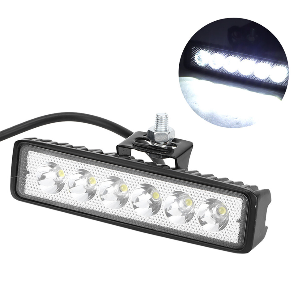 12V 18W Led Work Bar 6 Leds, Ip67, 152X41mm Light/Black 7901341368824