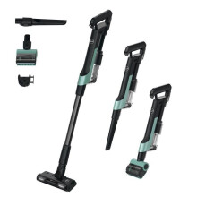 Cordless Broom Vacuum Cleaner - HOOVER HF201P - Ultra-light, Powerful 50AW, Special Pet Turbobrush, Ultra Compact Technology x3 - Refurbished
