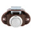 Boat Drawer Push Lock 14-16mm Zinc Alloy Handle Keyless Button 13
