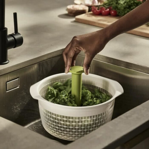 Joseph Joseph Passoire pour essorage de salade - JOSEPH JOSEPH - Spindola - Vert - Design compact - Facile à utiliser 1