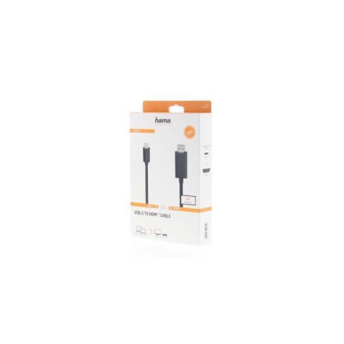 Hama HAMA USB C típusú - HDMI 4K kábel 1,5 m 1