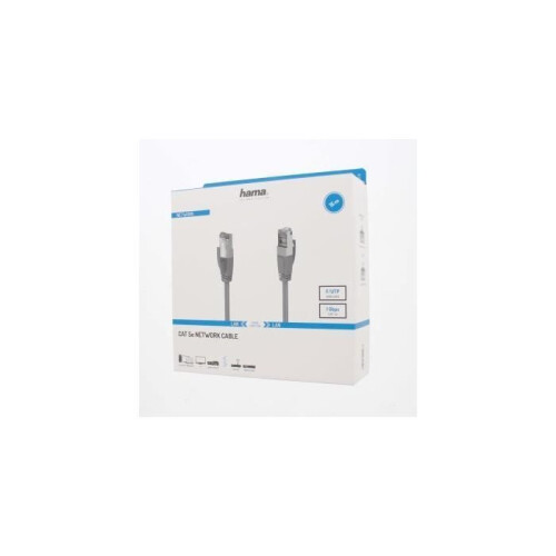 Hama Netwerkkabel - HAMA - CAT-5e - 1 Gbit/s - 15 m - Extra afscherming 1