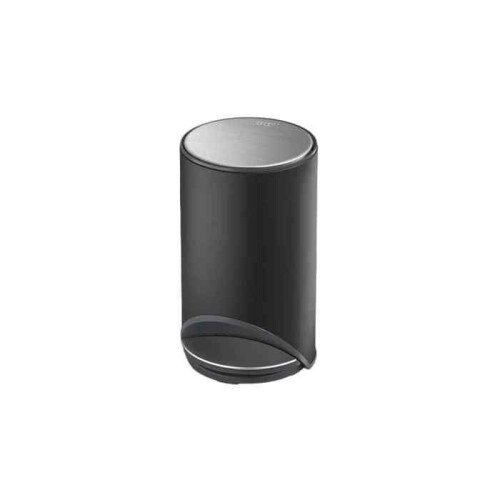 Joseph Joseph JOSEPH JOSEPH Arc Easy-Push Matte Black Pedal Bin 10L