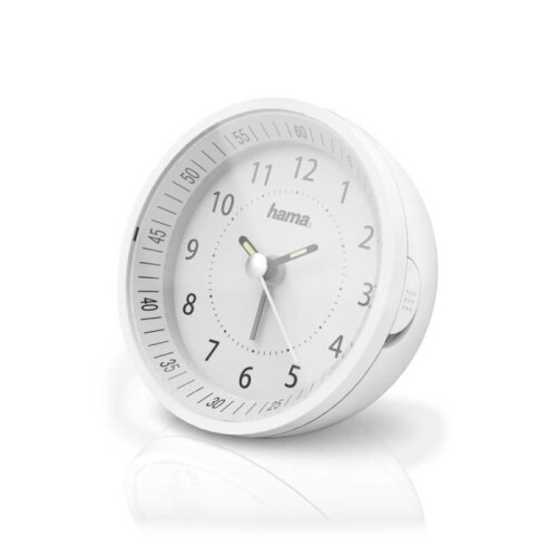Hama Radiogestuurde wekker Roundly, wit 1