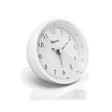 Radiogestuurde wekker Roundly, wit