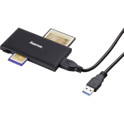 Hama Hama 00181018 card reader USB 3.2 Gen 1 (3.1 Gen 1) Type-A Black 2