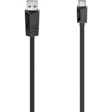 USB-kabel - Hama - 00200657 - 1 m - USB 3.2 Gen 2 - USB A en C - Zwart