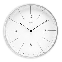 Wandklok "Sardinië", stil, analoog, Ø 30 cm, grijs