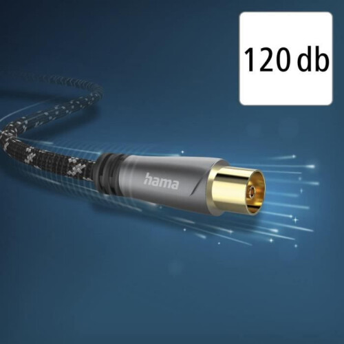 Hama Hama antennekabel van 10 meter met vergulde connectors 2