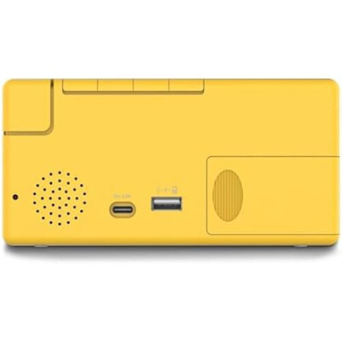 Hama Wecker - HAMA - Ibiza - Multikleur Scherm - USB Opladen - Geel 1