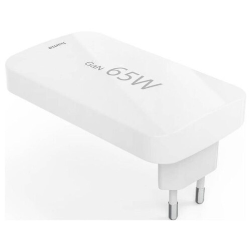 Hama Fast Charger - HAMA - 65W - 2 USB-C - 1 USB-A - Power Delivery - Quick Charge 2