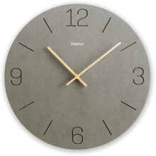 Seinäkello - HAMA - Kreeta - Kvartsianaloginen - Ø 30 cm - MDF Harmaa