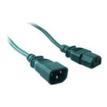 Extensión C13 a C14 – 3 x 1 mm² – negro – 16A – 3 m