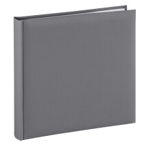 Jumbo fotoalbum "Fine Art", 30 x 30 cm, 80 witte pagina's, grijs