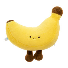 (28 CM)Peluche figurine banane jambe longue coussin jouet pour décorations de fête et cadeau