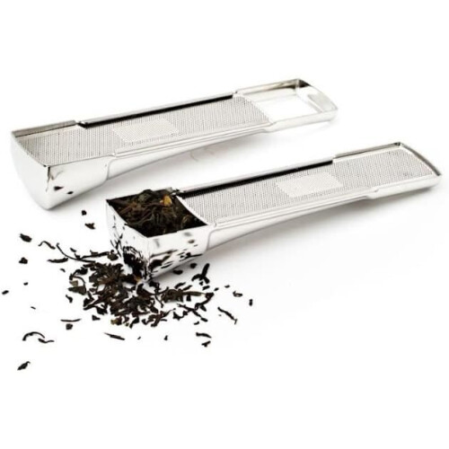 Infusore per tè - Drosselmeyer - Acciaio inossidabile - Design elegante - Microforato 1