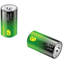 GP Ultra Plus Pile LR20 (D) alkalinen 1.5 V 2 kpl