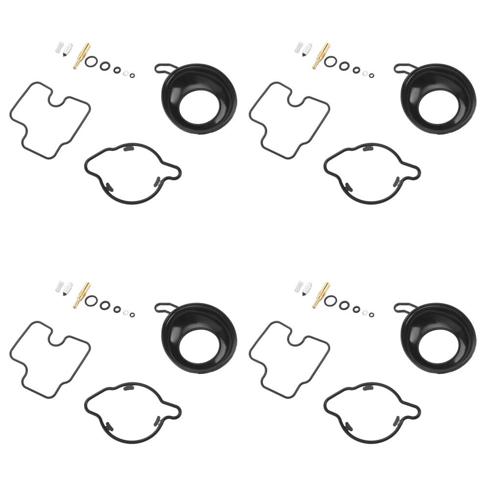 44Pcs Carburetor Repair Kit For Cbr600f4 1999-2000, Metal & Rubber 7641341371041