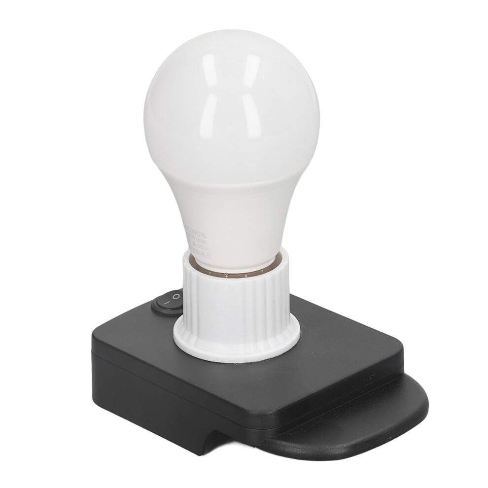 LED Bulb with Battery Adapter 700LM 7W E27