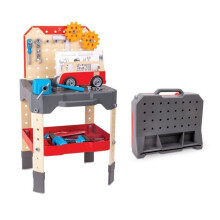 Leikki - HAPE - E3036 - Monivärinen työpöytä - 10 työkalua mukana - Suositellaan alkaen 3-vuotiaille