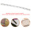 100PCS 9.5mm Black A4 Size 34 Teeth 3:1 Double Loop Binding Wires 8