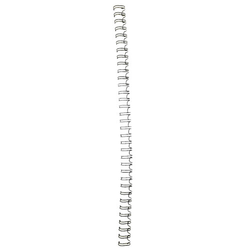100PCS 9.5mm Black A4 Size 34 Teeth 3:1 Double Loop Binding Wires 2