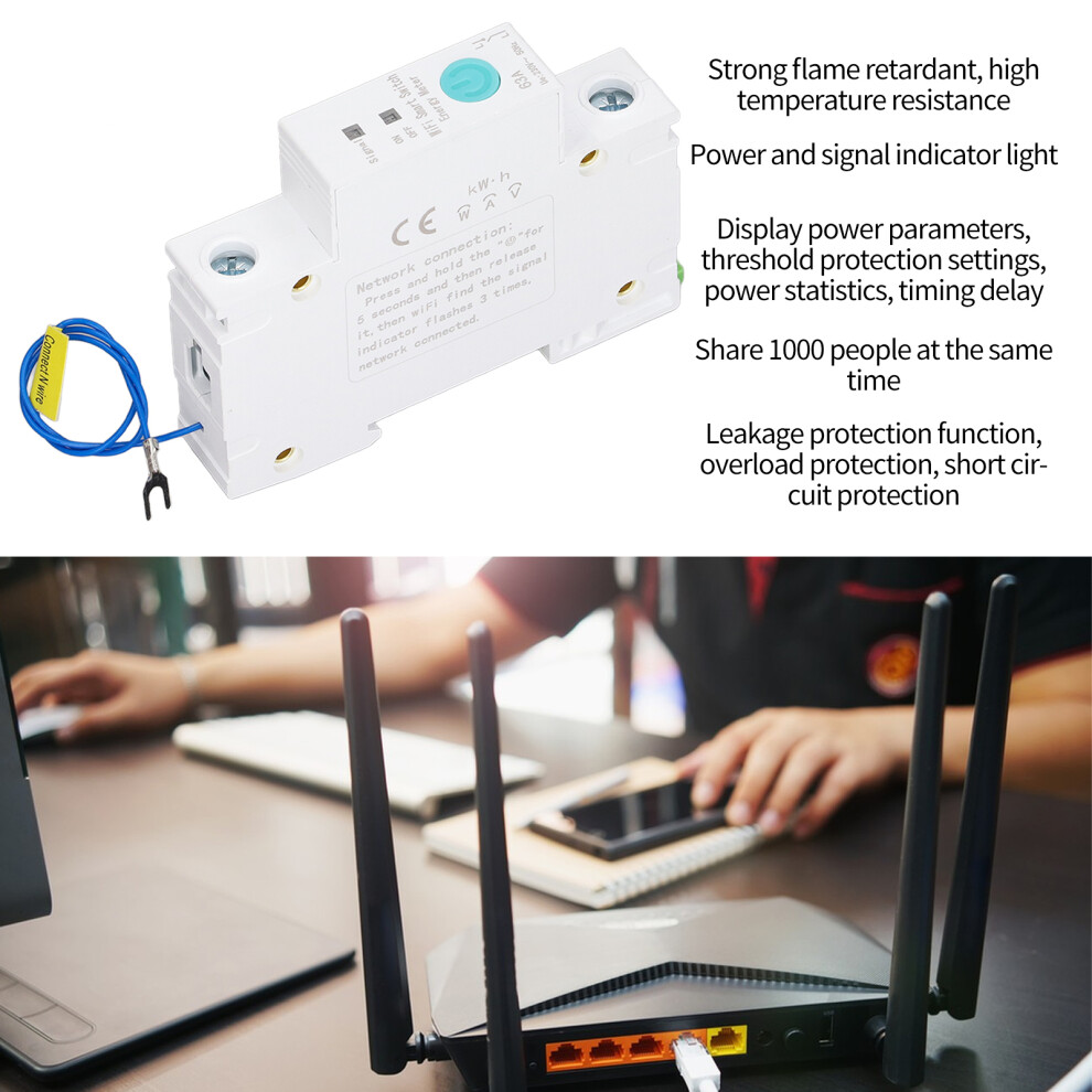 Wifi Smart Circuit Breaker Switch Energy Power