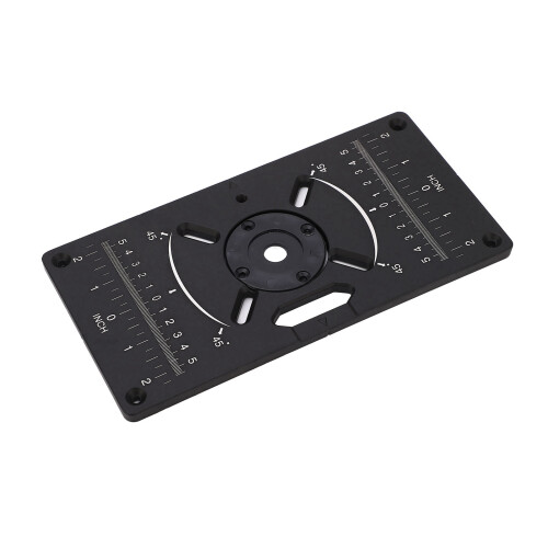 Router Plate Aluminum Alloy Router Table Insert 1