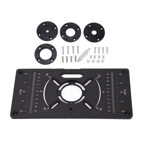 Router Plate Aluminum Alloy Router Table Insert