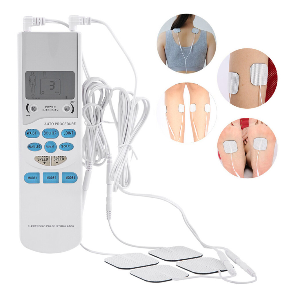 Portable Electronic Pulse Massager Body Relax Stimulator with Remote Control