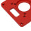 Router Table Insert Plate Aluminum Alloy Universal 14