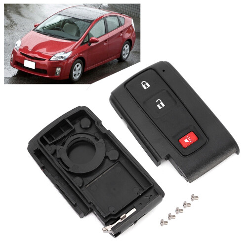 Slim 3 Button Car Key Fob Cover for Prius  Remote Replacement Case