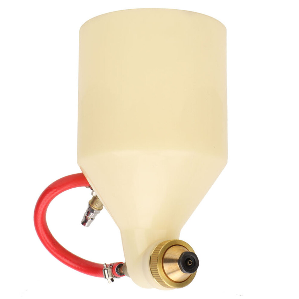 3L Adjustable Plastic Hopper Air Spray Gun 1/4In Construction Tool 4601341376203