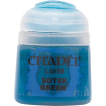 Painting - GAMES WORKSHOP - Citadel-Layer Sotek - Green - 12 ml - Acrylic