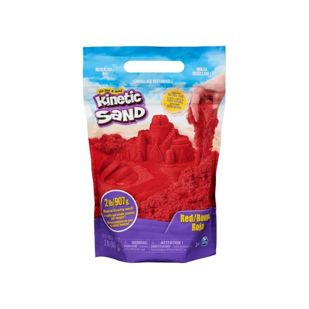Kinetic Sand - Red Colour Bag (907g)
