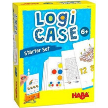 HABA - LogiCASE Starter Set 6+ - Puzzle Game for Logical Thinking and Concentration - 77 Puzzles per Kit - Kids 6+