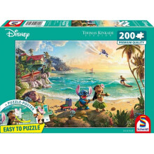 Palapeli lapsille - SCHMIDT SPIELE - Lilo & Stitch - Disney Kinkade - 56557 - 200 palasta