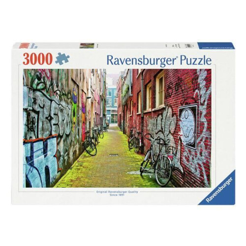 Ravensburger Ravensburger street puzzle in Amsterdam, 3000 pieces.