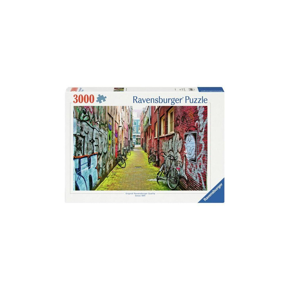 Ravensburger Street Puzzle In Amsterdam, 3000 Pieces.