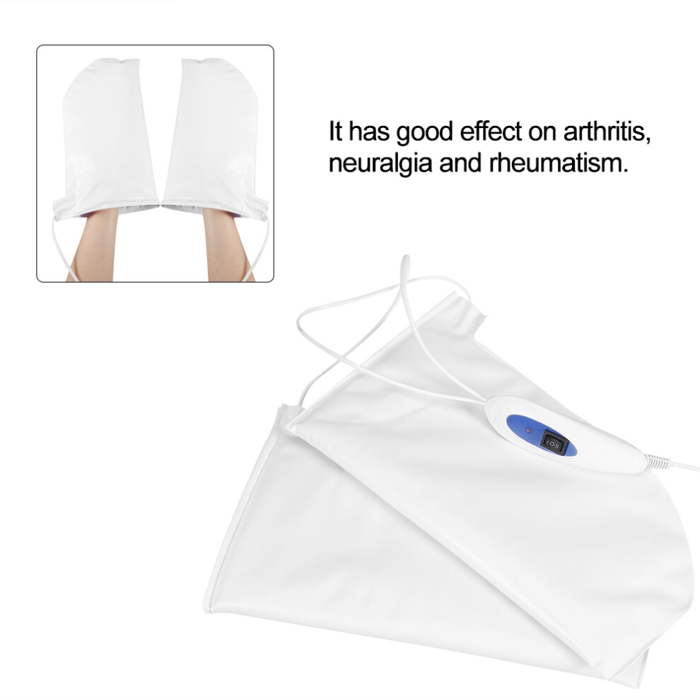 Heated Paraffin Wax Mitts for Hand Therapy & SPA - White, 35x24cm-image-OPC-PJMM7NS-NEW
