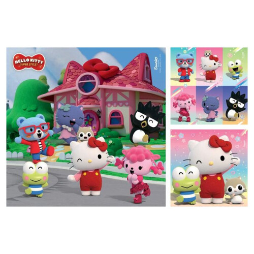 Ravensburger Puzzle - RAVENSBURGER - Hello Kitty - 3x49 pezzi - Per bambini - Multicolore 1