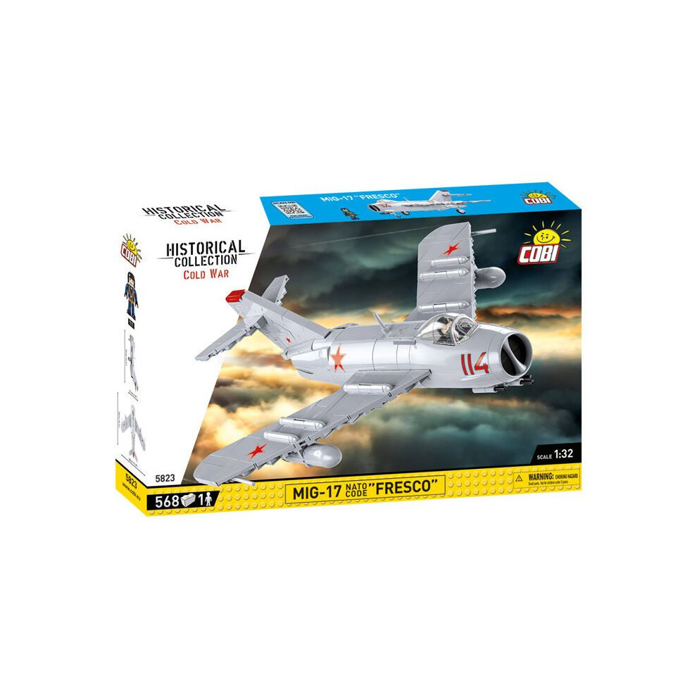 Cobi Aircraft Model - Mig-17 'Fresco' - 565 Pieces - Plastic - From 10 Years Old