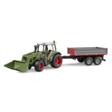 Trator Fendt Vario 211 com carregador e reboque